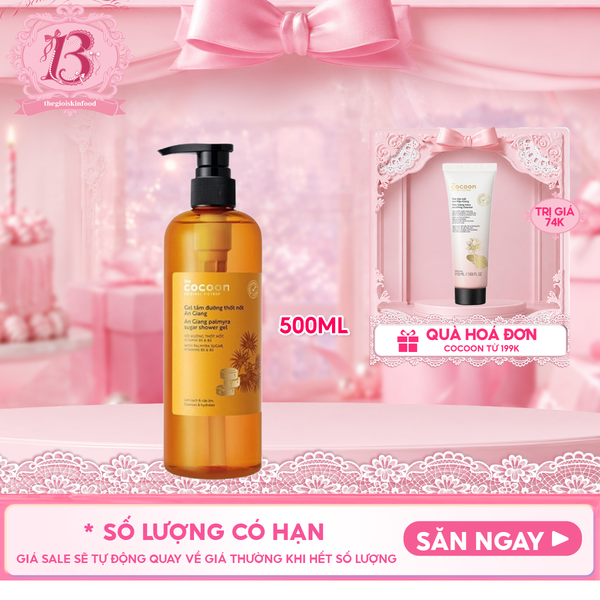  Gel Tắm Đường Thốt Nốt Cocoon An Giang Palmyra Sugar Shower Gel 