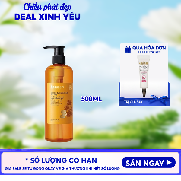  Gel Tắm Đường Thốt Nốt Cocoon An Giang Palmyra Sugar Shower Gel 