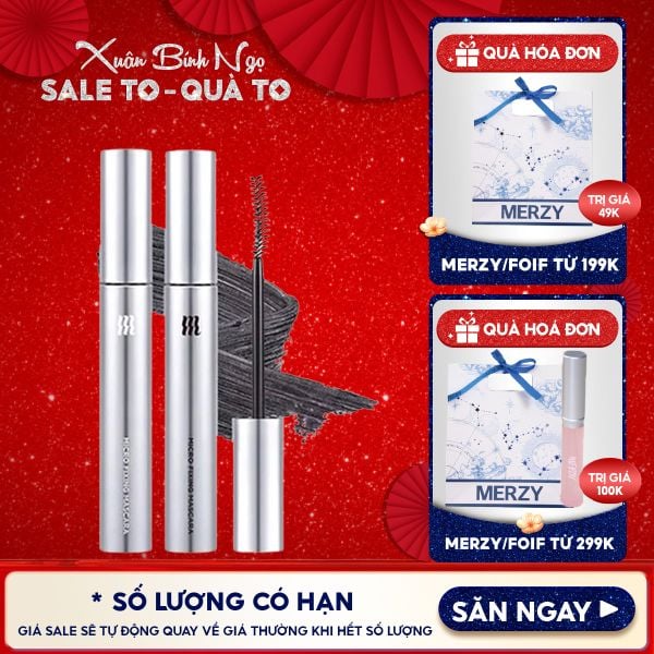  Mascara Merzy Cố Định, Làm Dài Và Dày Mi Micro Fixing Mascara 9ml 