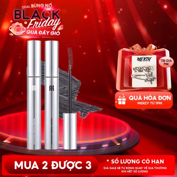  Mascara Merzy Cố Định, Làm Dài Và Dày Mi Micro Fixing Mascara 9ml 