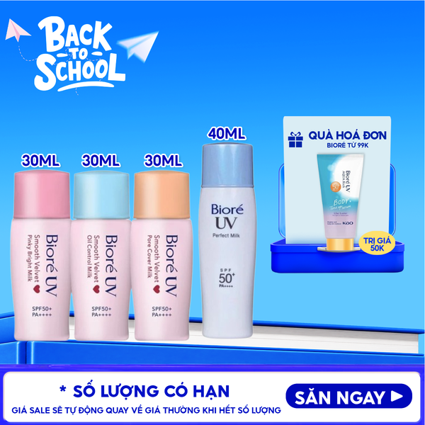  Kem Chống Nắng Dạng Sữa Bioré UV SPF50+ /PA++++ 