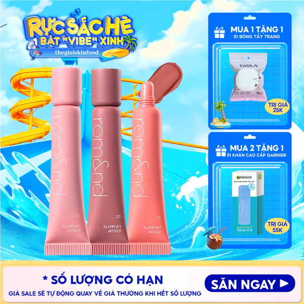  Son Bùn Romand Kiêm Má Hồng Mịn Lì Color Lip Matte 8g 