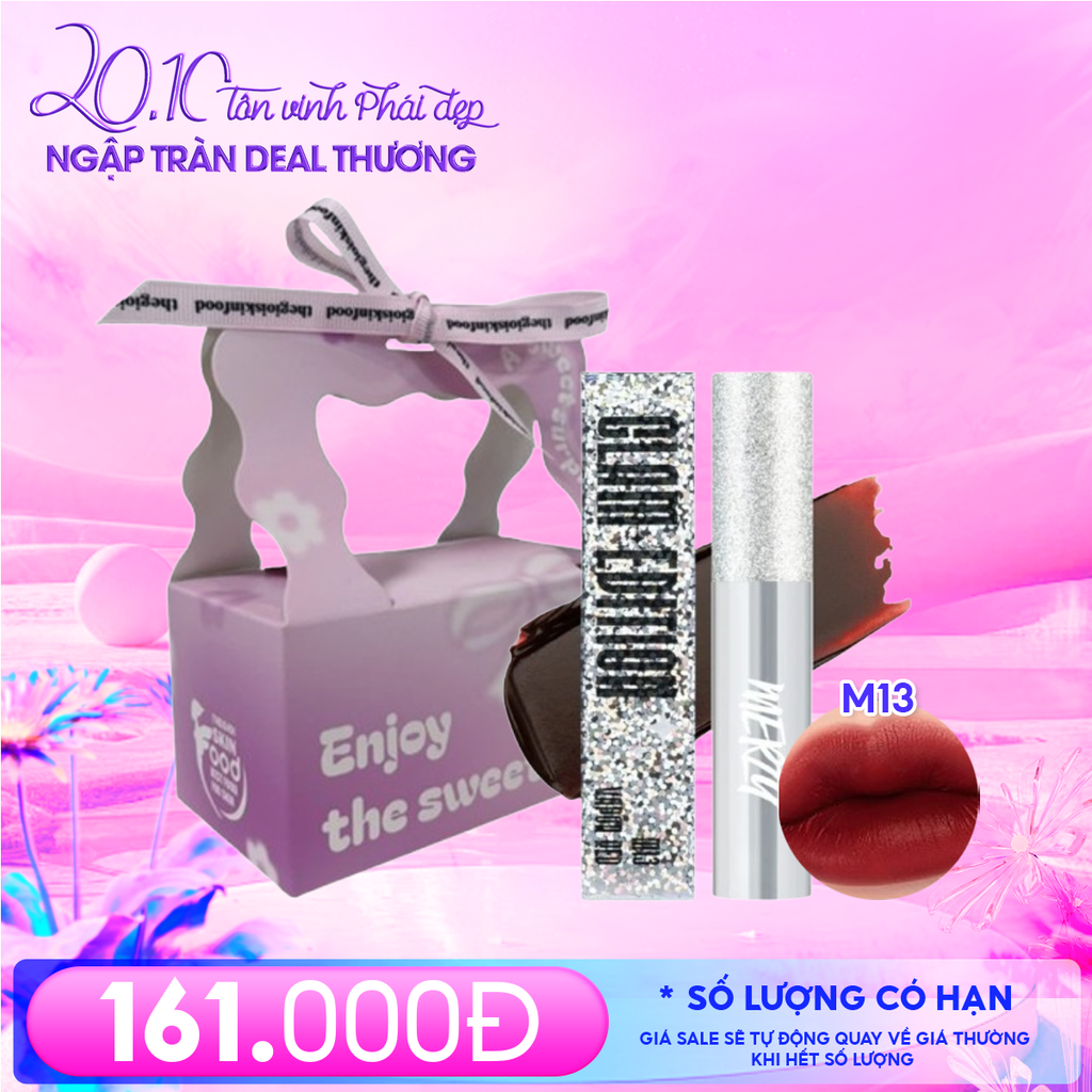Combo Quà Tặng 20/10: Combo Túi Hộp Nhỏ Enjoy The Sweetness Và Son Môi Merzy