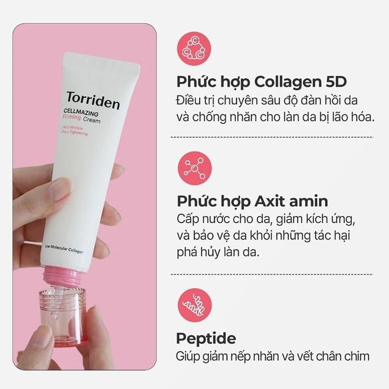 Kem Dưỡng Da Săn Chắc Torriden Cellmazing Firming Cream 60ml