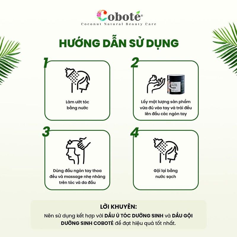 Tẩy Tế Bào Chết Da Đầu COBOTÉ Hair & Scalp Detox Scrub