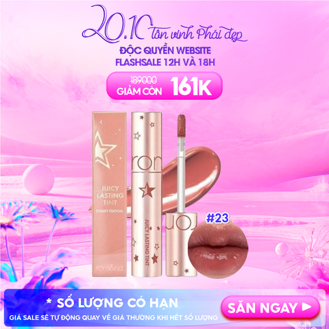 [Juicy Lasting Tint Starry Edition - Màu 23] Son Tint Lì Romand Juicy Lasting Tint Starry Edition 5.5g