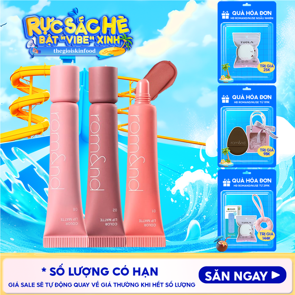  Son Bùn Romand Kiêm Má Hồng Mịn Lì Color Lip Matte 8g 