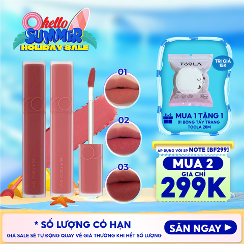 Son Kem Lì Romand Lên Màu Chuẩn, Mịn Môi Blur Fudge Tint 5g