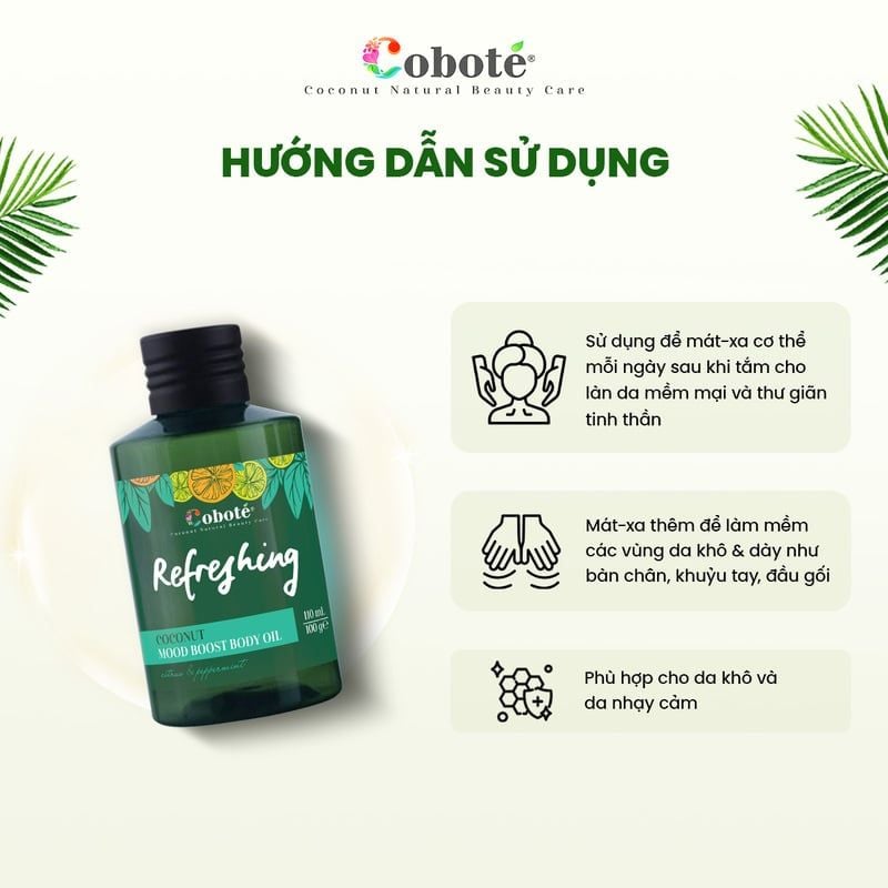 Dầu Dưỡng Thể Thư Giãn COBOTÉ Mood Boost Body Oil 50ml