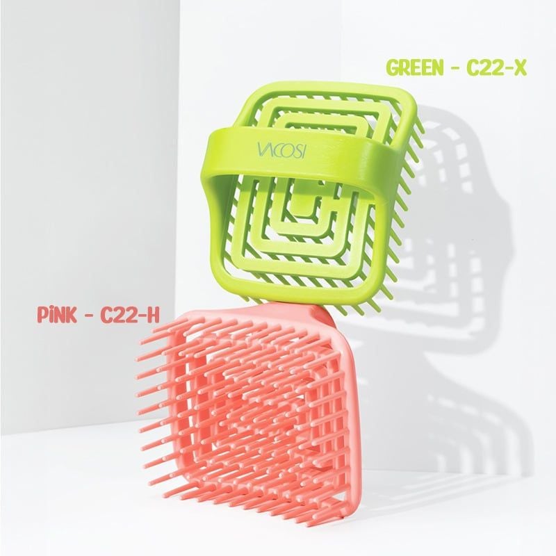 Lược Gội và Massage Da Đầu Đàn Hồi Vacosi Detangling Shampoo Brush