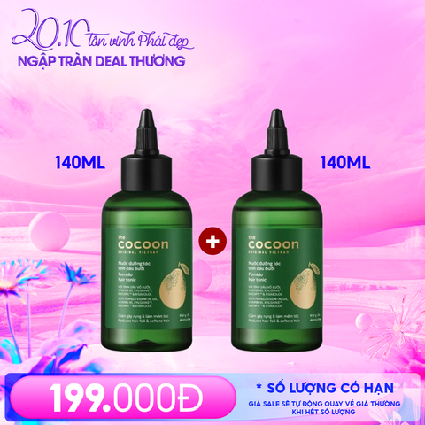 Nước Dưỡng Tóc Cocoon Hỗ Trợ Giảm Gãy Rụng Và Làm Mềm Tóc Tinh Dầu Bưởi Pomelo Hair Tonic