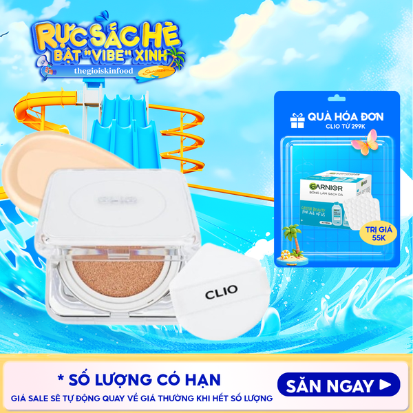  Phấn Nước Clio Mỏng Nhẹ, Che Khuyết Điểm Tốt Kill Cover Founwear Cushion The Original Mini SPF50+/PA+++ 5g 