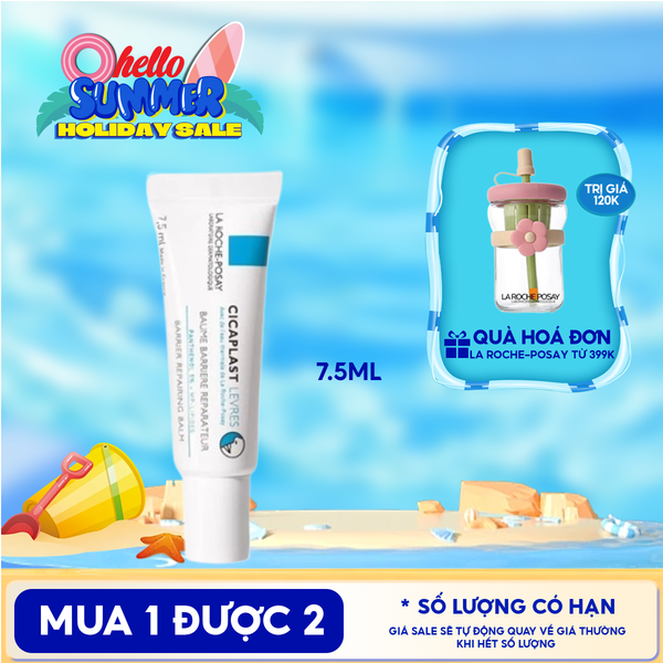 Kem Dưỡng Môi La Roche-Posay Bổ Sung Độ Ẩm Và Bảo Vệ Môi Cicaplast Levres Barrier Repairing Balm 7.5ml 