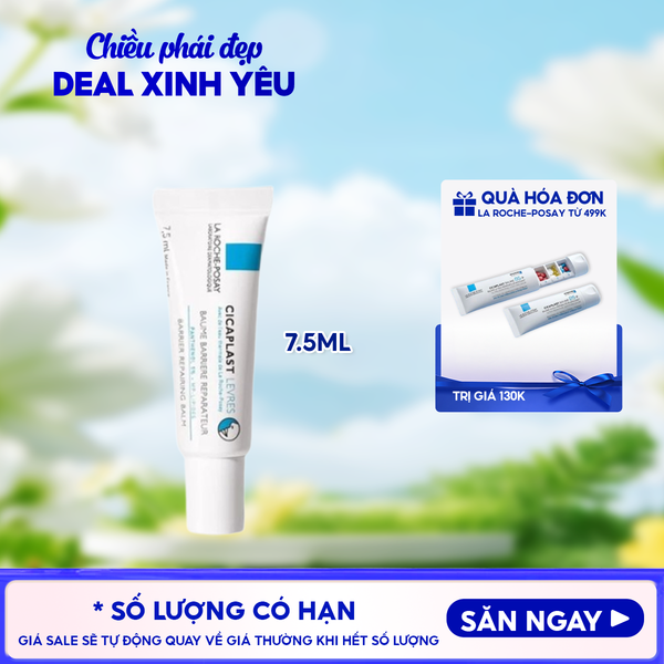 Kem Dưỡng Môi La Roche-Posay Bổ Sung Độ Ẩm Và Bảo Vệ Môi Cicaplast Levres Barrier Repairing Balm 7.5ml 