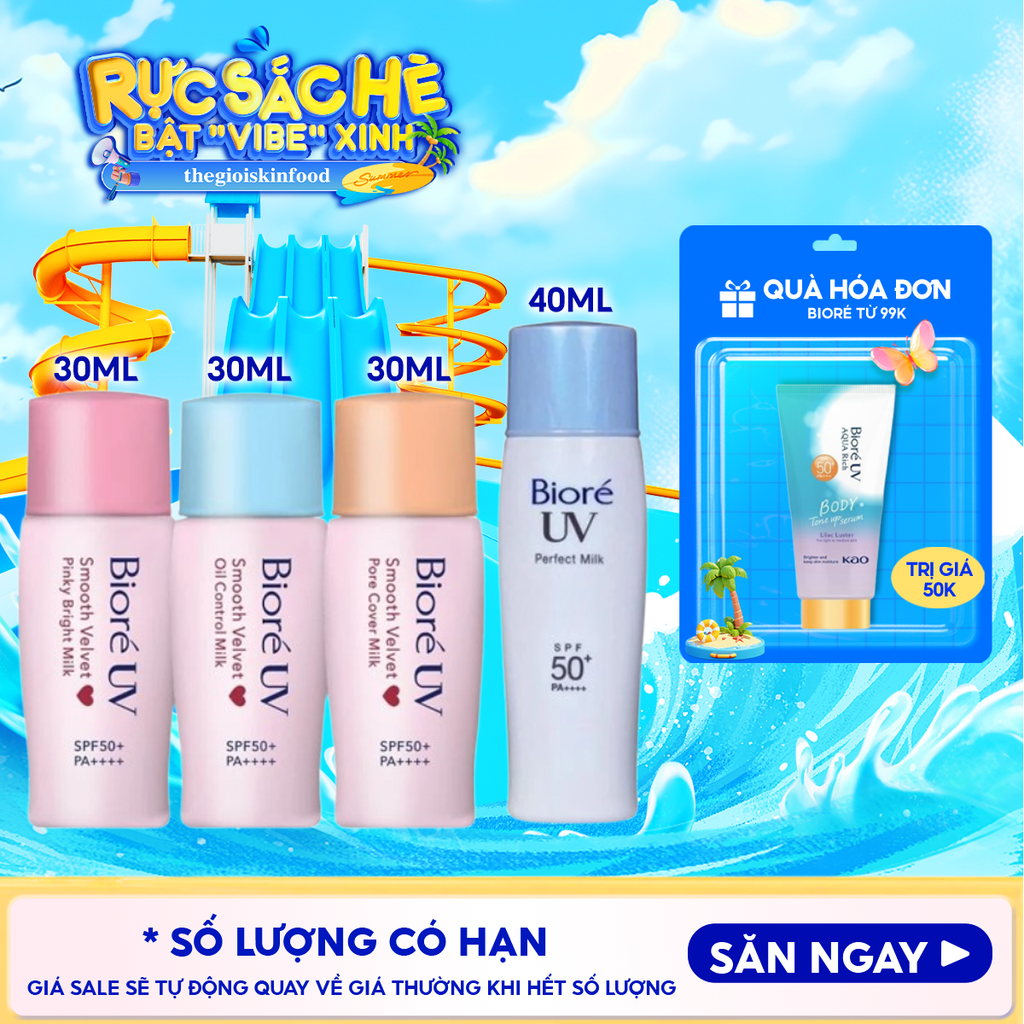 Kem Chống Nắng Dạng Sữa Bioré UV SPF50+ /PA++++