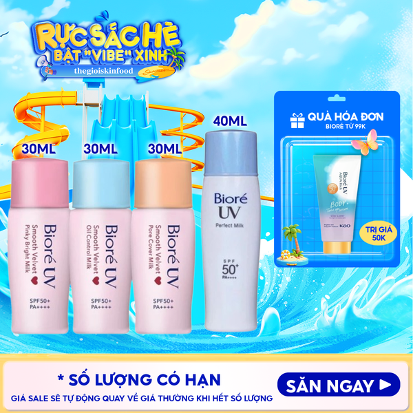  Kem Chống Nắng Dạng Sữa Bioré UV SPF50+ /PA++++ 