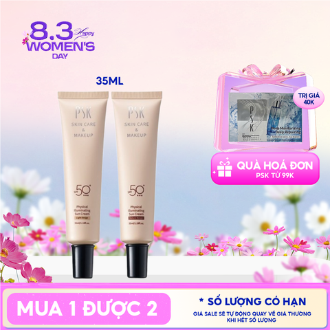 Kem Chống Nắng Vật Lý PSK Physical Illuminating Sun Cream SPF50+ 35ml