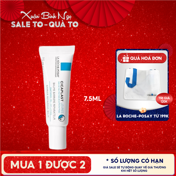  Kem Dưỡng Môi La Roche-Posay Bổ Sung Độ Ẩm Và Bảo Vệ Môi Cicaplast Levres Barrier Repairing Balm 7.5ml 