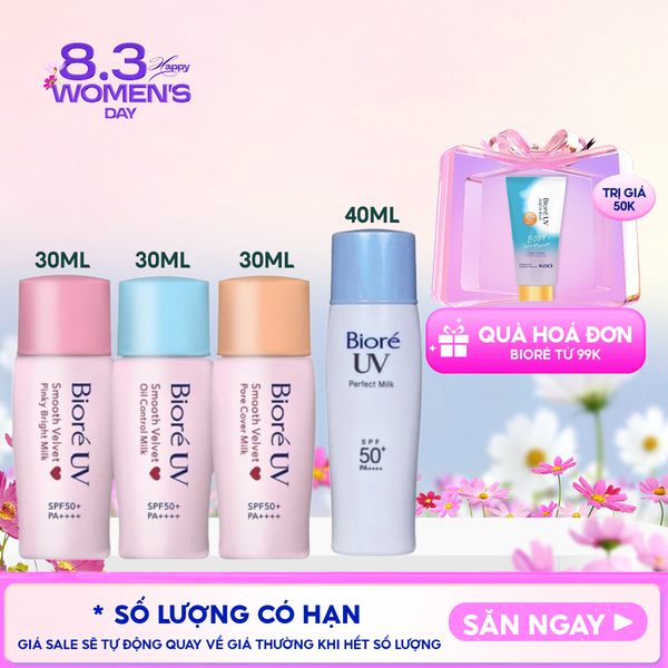  Kem Chống Nắng Dạng Sữa Bioré UV SPF50+ /PA++++ 