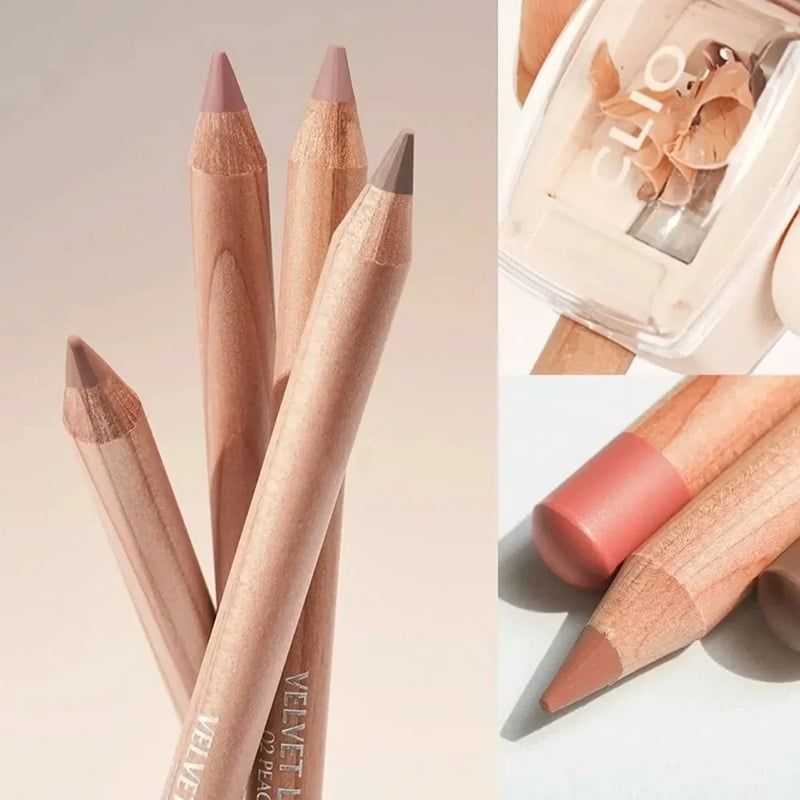 Chì Kẻ Viền Môi Clio Nhung Lì, Lâu Trôi Velvet Lip Pencil 1.45g