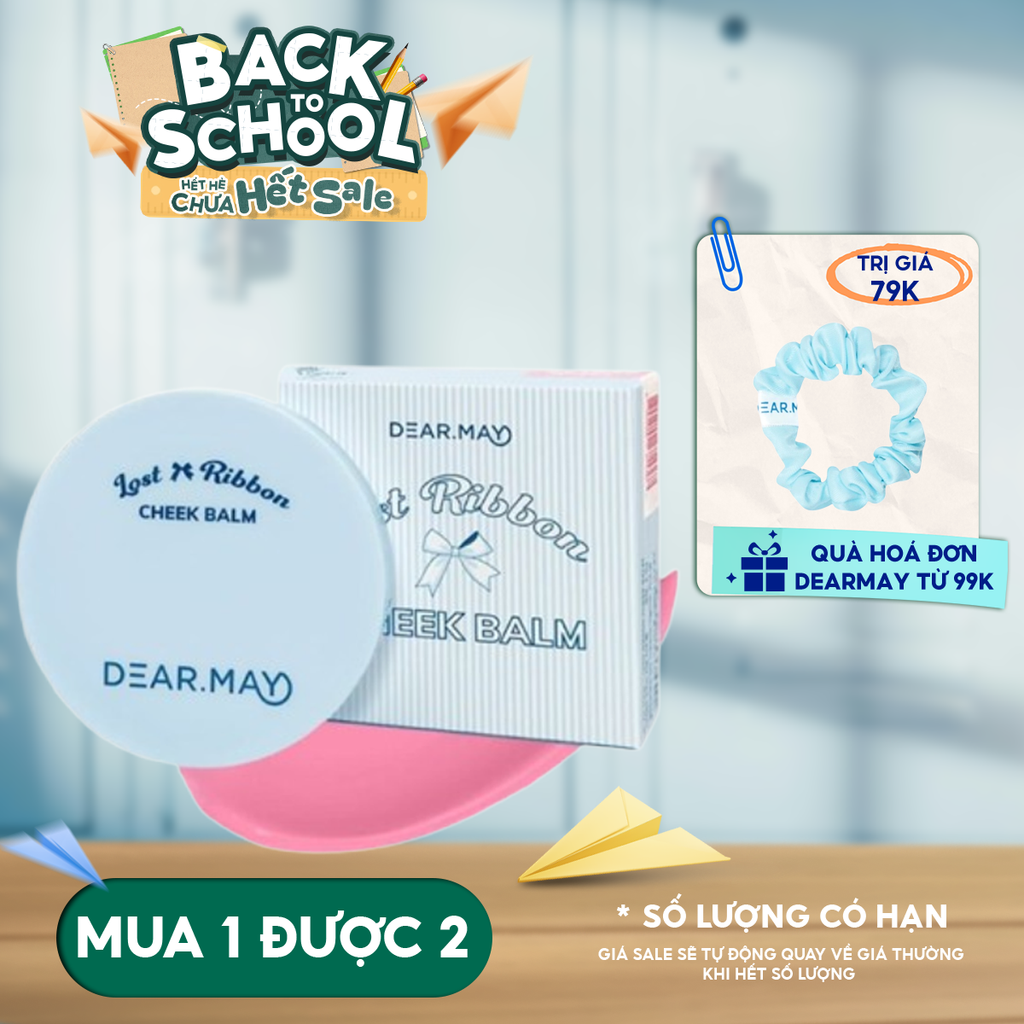 Má Hồng Dạng Kem Dearmay Thuần Chay Lost Ribbon Cheek Balm 4g