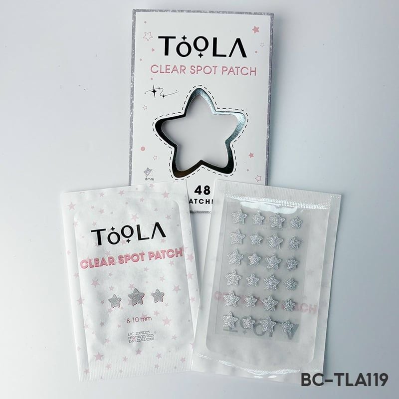 Miếng Dán Mụn TOOLA Hút Sạch Mụn, Làm Dịu Các Nốt Mụn Mẩn Đỏ Clear Spot Patch