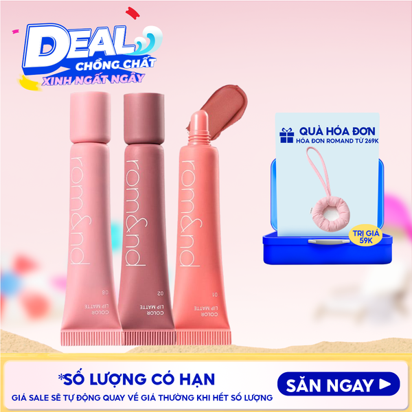  Son Bùn Romand Kiêm Má Hồng Mịn Lì Color Lip Matte 8g 