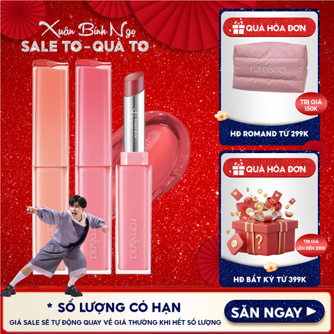 Son Thỏi Bóng Căng Mọng, Mềm Môi Romand Sheer Tinted Stick 2g