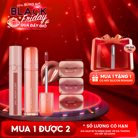 [NEW][Màu 1-39] Son Tint Lì Romand Căng Bóng The Juicy Lasting Tint