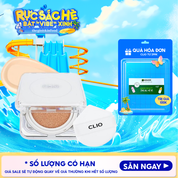  Phấn Nước Clio Mỏng Nhẹ, Che Khuyết Điểm Tốt Kill Cover Founwear Cushion The Original Mini SPF50+/PA+++ 5g 