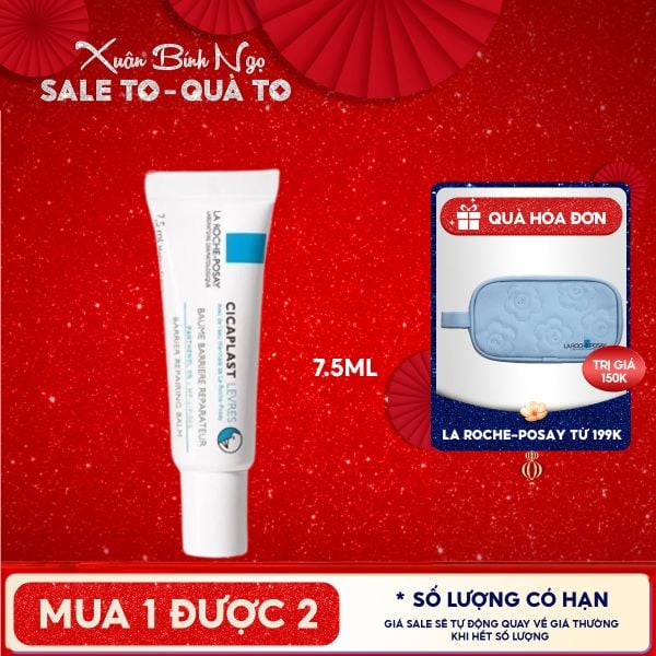  Kem Dưỡng Môi La Roche-Posay Bổ Sung Độ Ẩm Và Bảo Vệ Môi Cicaplast Levres Barrier Repairing Balm 7.5ml 