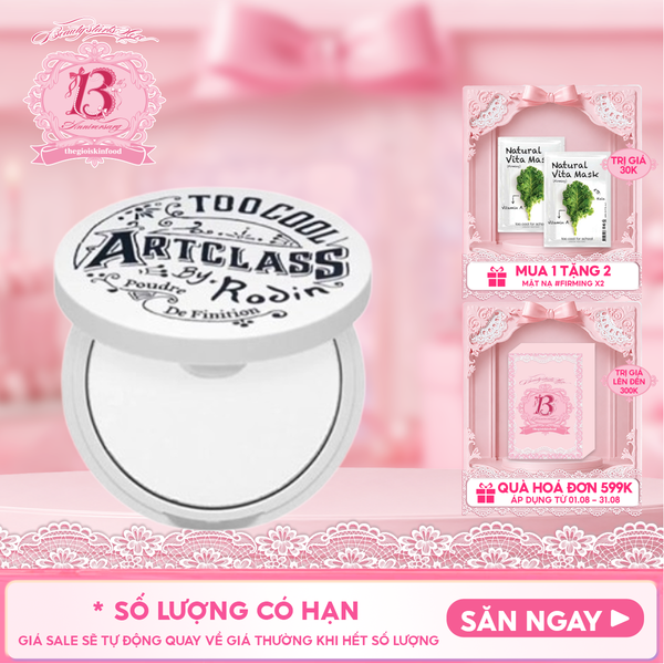  Phấn Phủ Too Cool For School Dạng Nén Kiềm Dầu Artclass By Rodin Finish Setting Pact 4g 