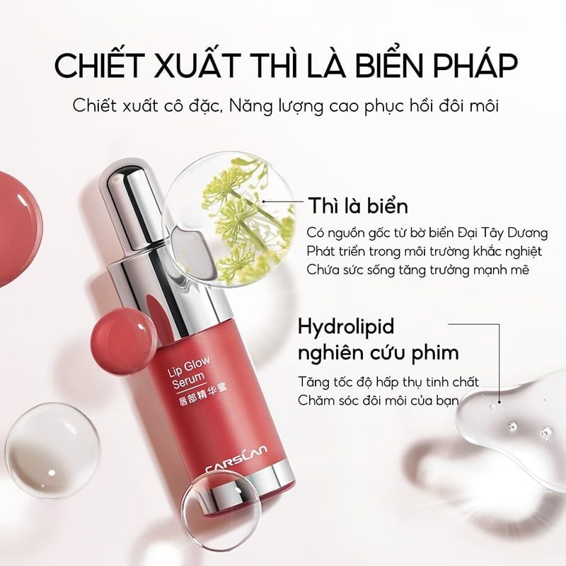 Son Tint Bóng Dưỡng Môi Mini Carslan Lip Glow Serum #G104 1g