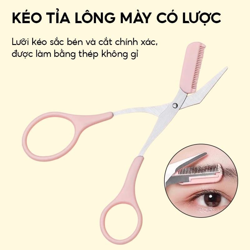 Bộ Dụng Cụ Cắt Tỉa Lông Mày TOOLA Multi-function Eyebrow Trimmer Tool Set - BT-TLA096