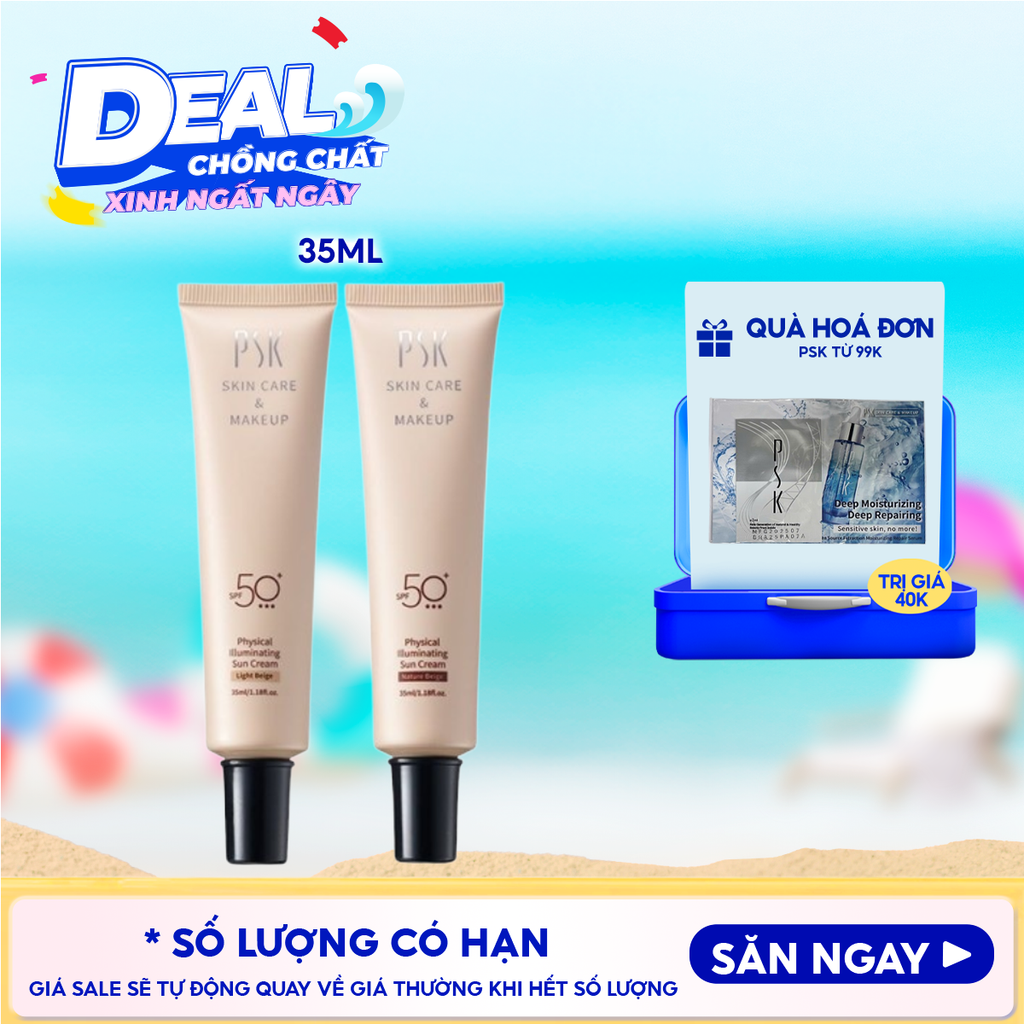 Kem Chống Nắng Vật Lý PSK Physical Illuminating Sun Cream SPF50+ 35ml