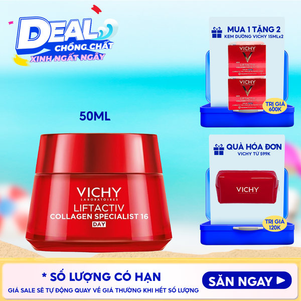  Kem Dưỡng Vichy Collagen Cải Thiện Lão Hóa Da Liftactiv Collagen Specialist 