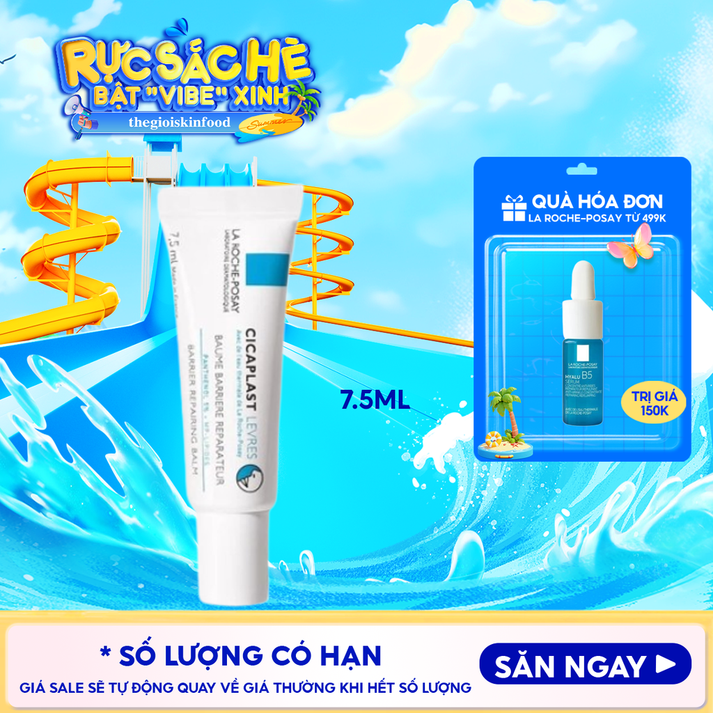 Kem Dưỡng Môi La Roche-Posay Bổ Sung Độ Ẩm Và Bảo Vệ Môi Cicaplast Levres Barrier Repairing Balm 7.5ml