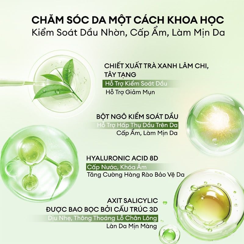 Nước Cân Bằng Colorkey Trà Xanh Luminous Green Tea Purifying Shake Toner 100ml
