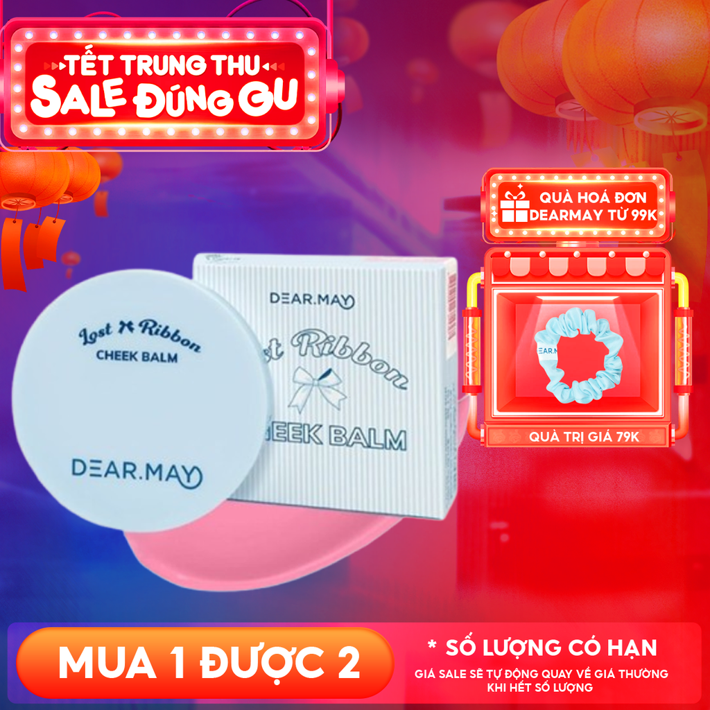 Má Hồng Dạng Kem Dearmay Thuần Chay Lost Ribbon Cheek Balm 4g