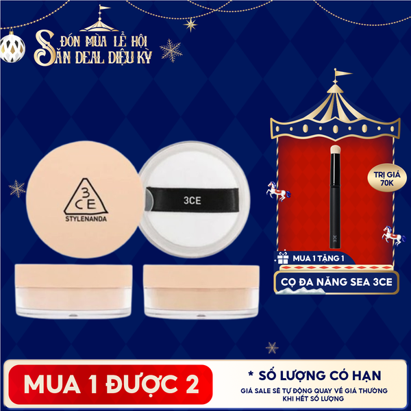  Phấn Phủ Dạng Bột Bền Màu 3CE Loose Powder 8.5g 