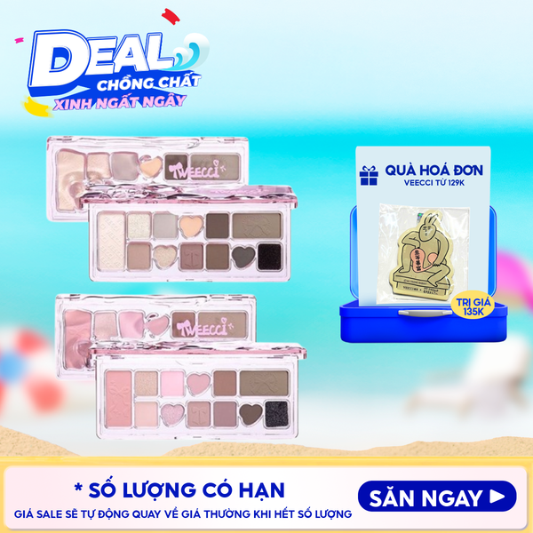  Bảng Phấn Mắt VEECCI 11 Ô Ribbon Fantasy 11 Color Eyeshadow Palette 