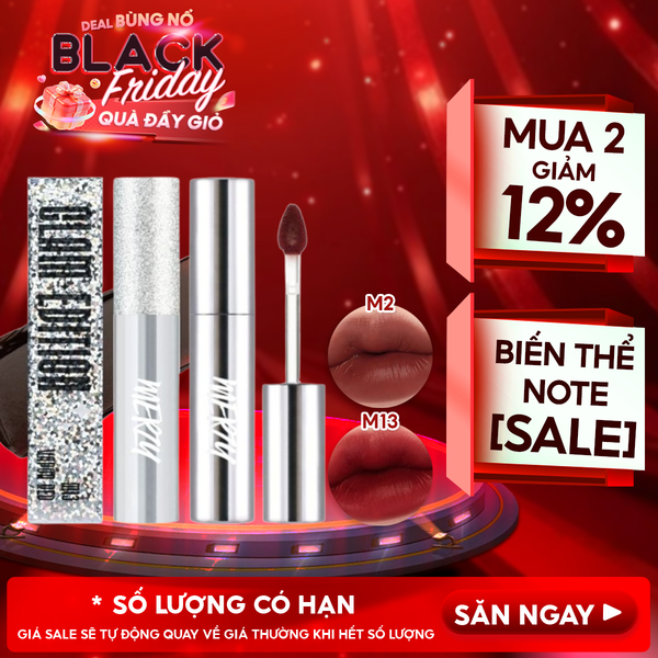  [Merzy Glam Vỏ Bạc] Son Kem Lì Mềm Mịn, Lâu Trôi Merzy The Glam Mellow Tint 4g 