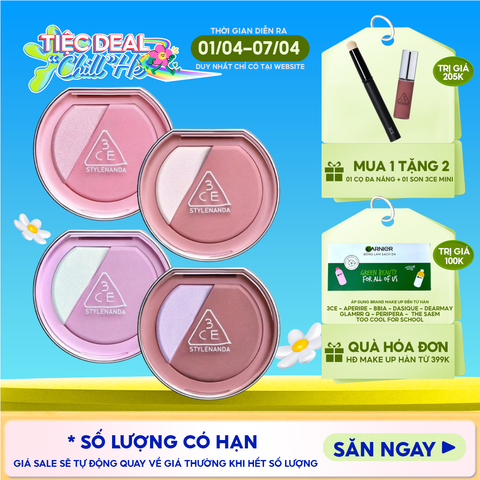 Phấn Má Hồng Bắt Sáng 3CE Blushlighter 9g
