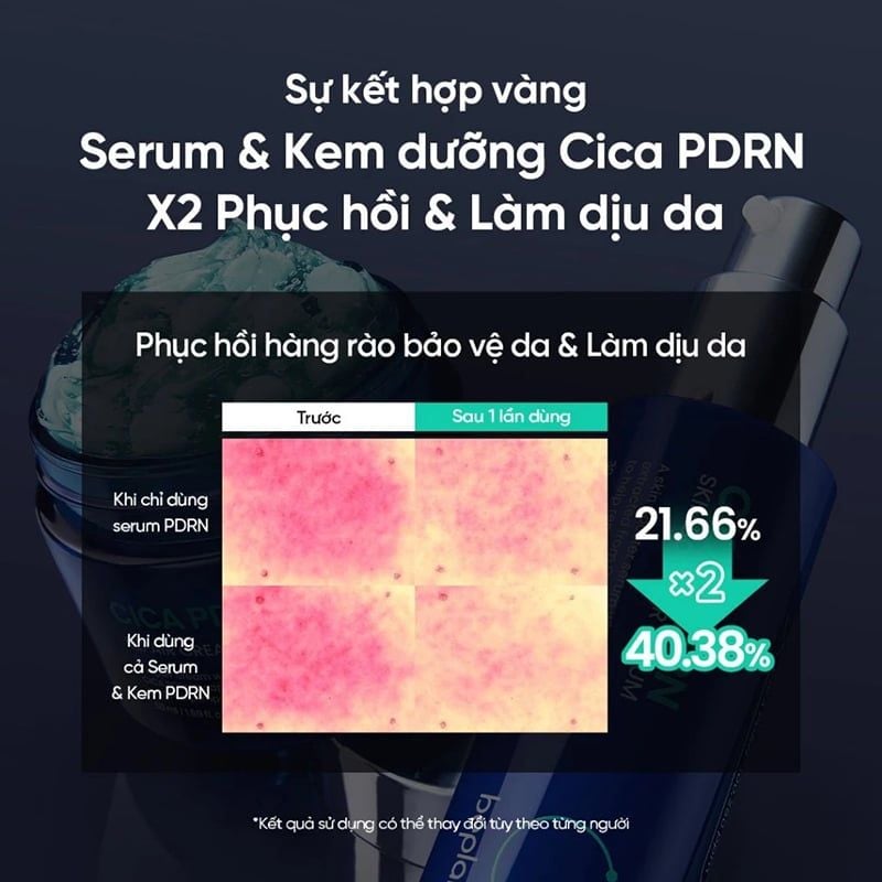 Kem Dưỡng Beplain Cấp Ẩm, Hỗ Trợ Phục Hồi, Căng Bóng Da Cica PDRN Repair Cream 50ml