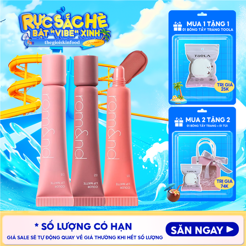 Son Bùn Romand Kiêm Má Hồng Mịn Lì Color Lip Matte 8g