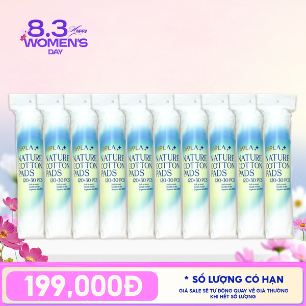  Combo Bông Tẩy Trang Mềm Mịn TOOLA 