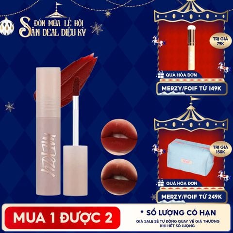 [Academia Collection] Son Kem Merzy Siêu Lì, Lâu Trôi, Lên Màu Chuẩn Academia Mellow Tint 4g