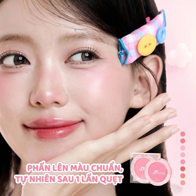 Phấn Má Hồng Vacosi Lolipop All Day Blush 5.6g