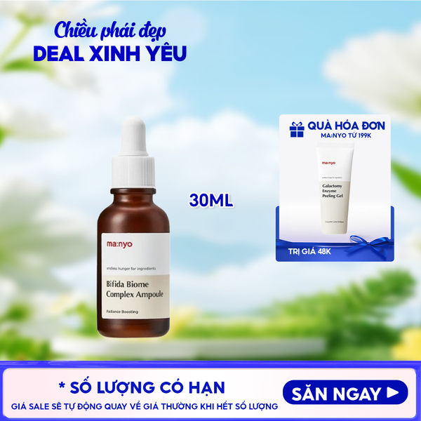  Serum Ma:nyo Tinh Chất Hỗ Trợ Phục Hồi, Ngừa Lão Hóa Bifida Biome Complex Ampoule 30ml 