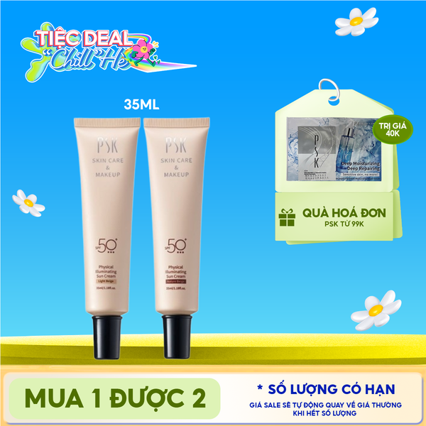  Kem Chống Nắng Vật Lý PSK Physical Illuminating Sun Cream SPF50+ 35ml 